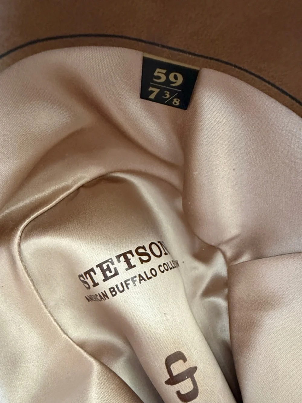 Stetson Brown Distressed Fedora with Feather Trim